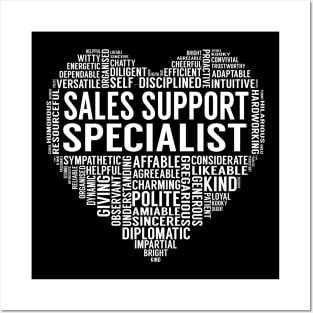 Sales Support Specialist Heart Posters and Art